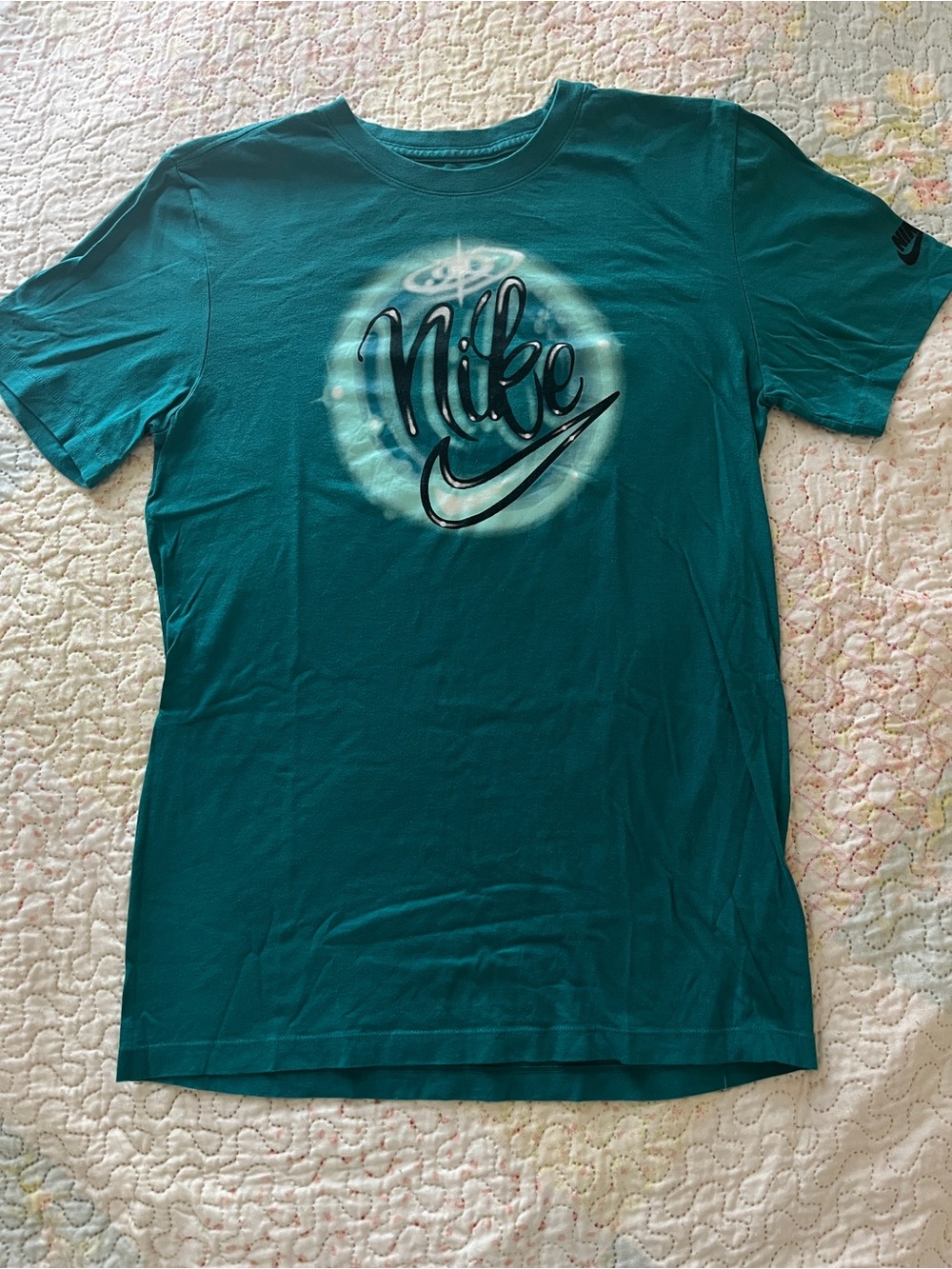 Nike Teal Short-Sleeve Logo Tee